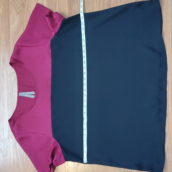 Satin-feel Blouse - Picture 6 of 7